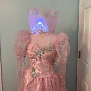 Rubies Premium Deluxe Glinda the Good Witch Wizard of Costume Adult Medium